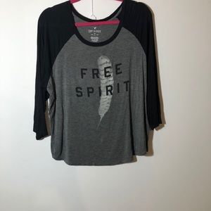 Casual cute baseball tee